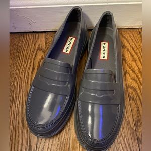 Hunter Original Penny Loafers, Grey